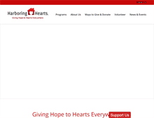 Tablet Screenshot of harboringhearts.org